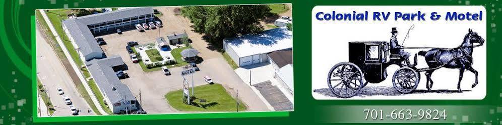 Colonial Motel And Rv Park Mandan Exterior foto